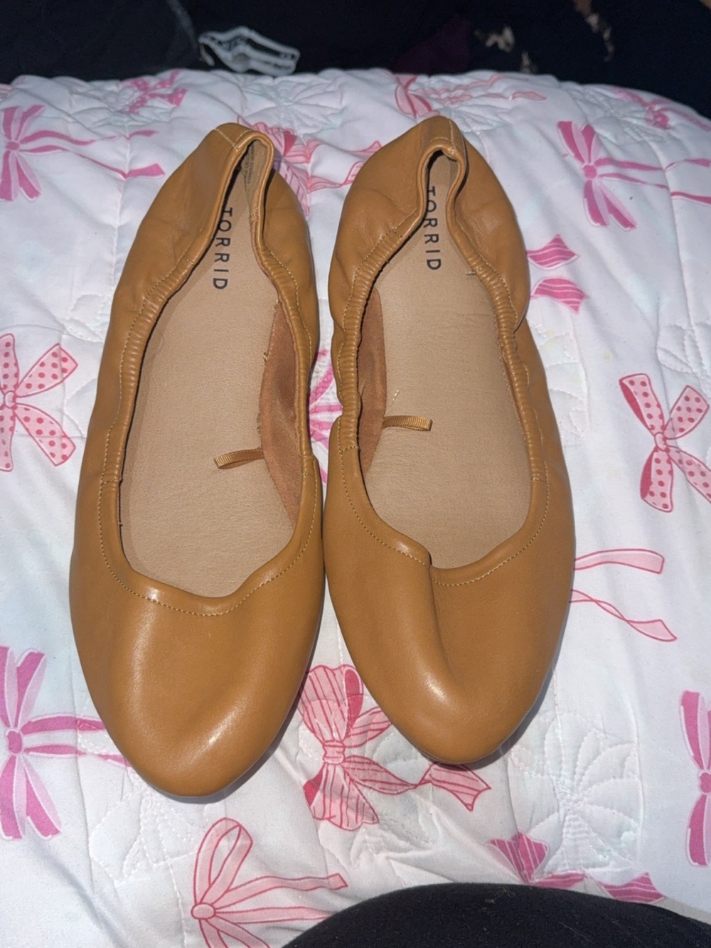 torrid Tan Slip-On Ballet Flats